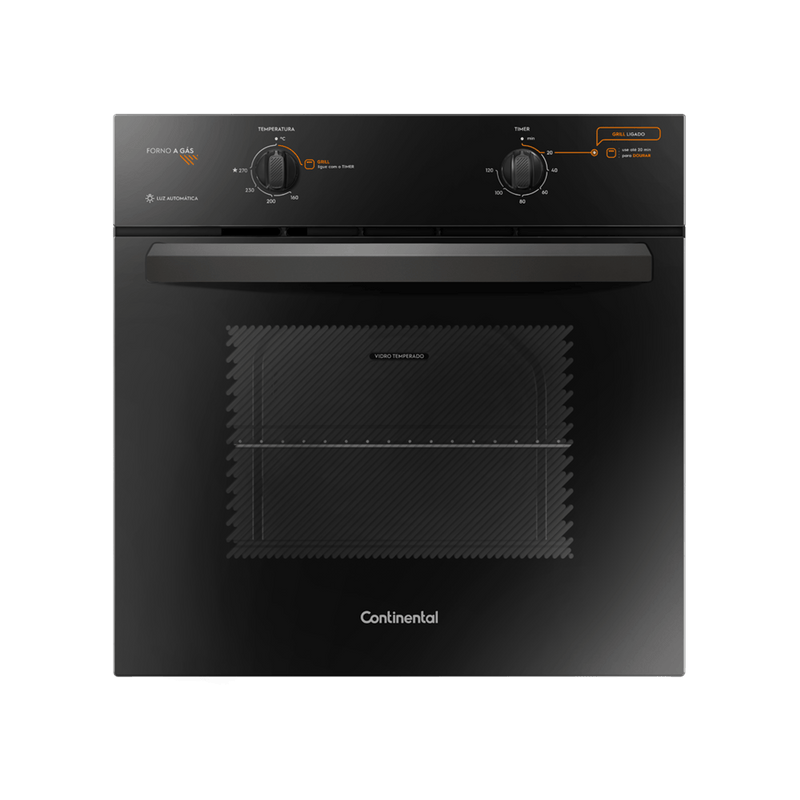 Forno de Embutir Continental a Gás 73 litros com Grill e Timer - Continental (OC8GP)