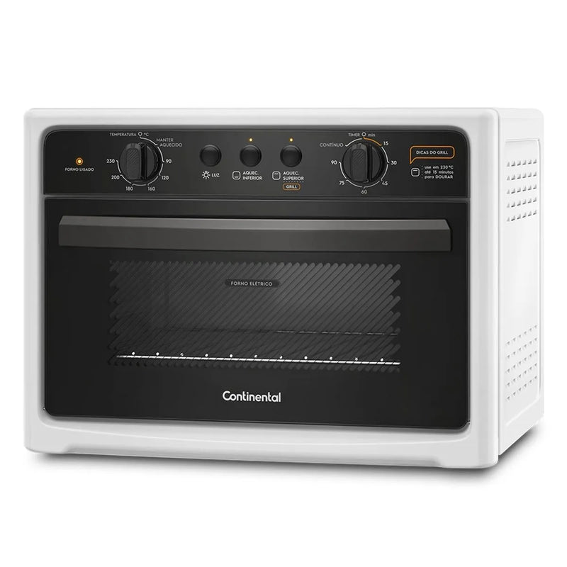 Forno Elétrico Continental de Bancada Grill 44 litros Branco (BC44B)